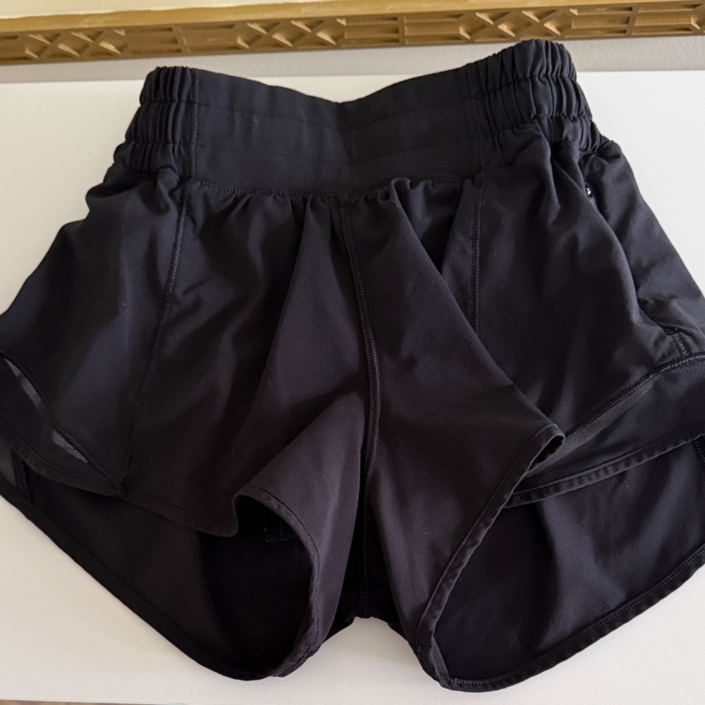 lululemon athletica Hotty Hot Black Women's Athletic Shorts